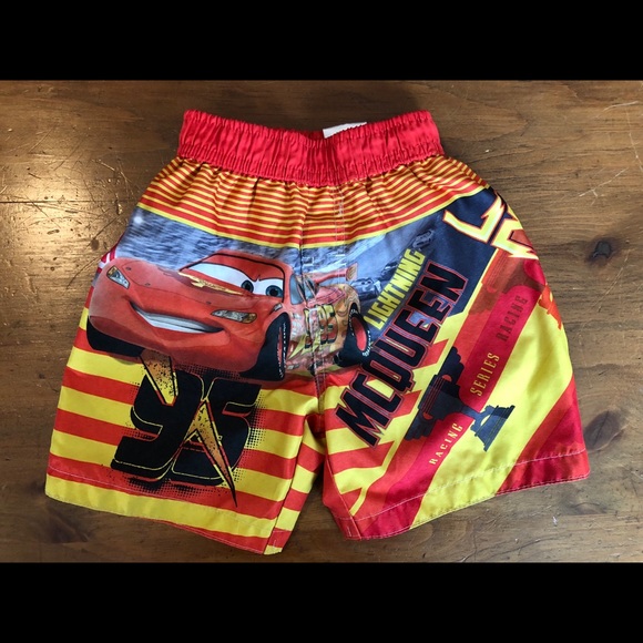 lightning mcqueen swim shorts